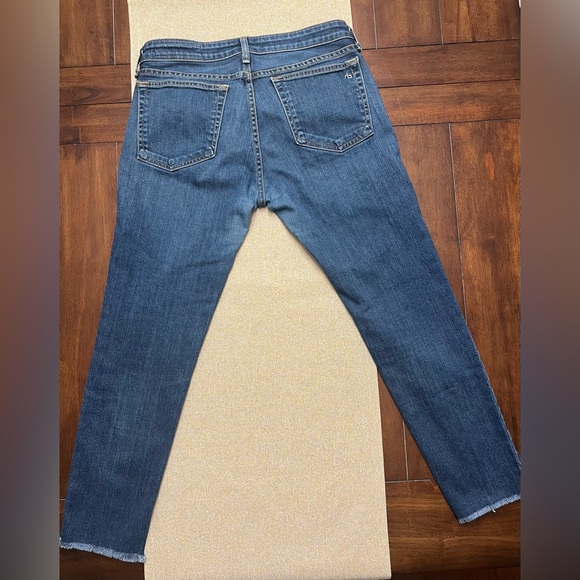 ❤️ Rag&Bone Dre- low rise slim boyfriend Blue Jeans - Picture 7 of 11